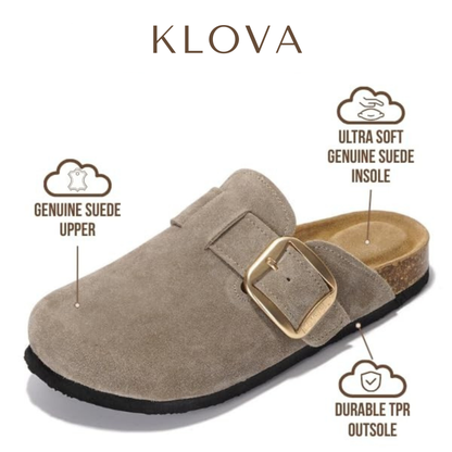 Genuine suede Clogs by Klova