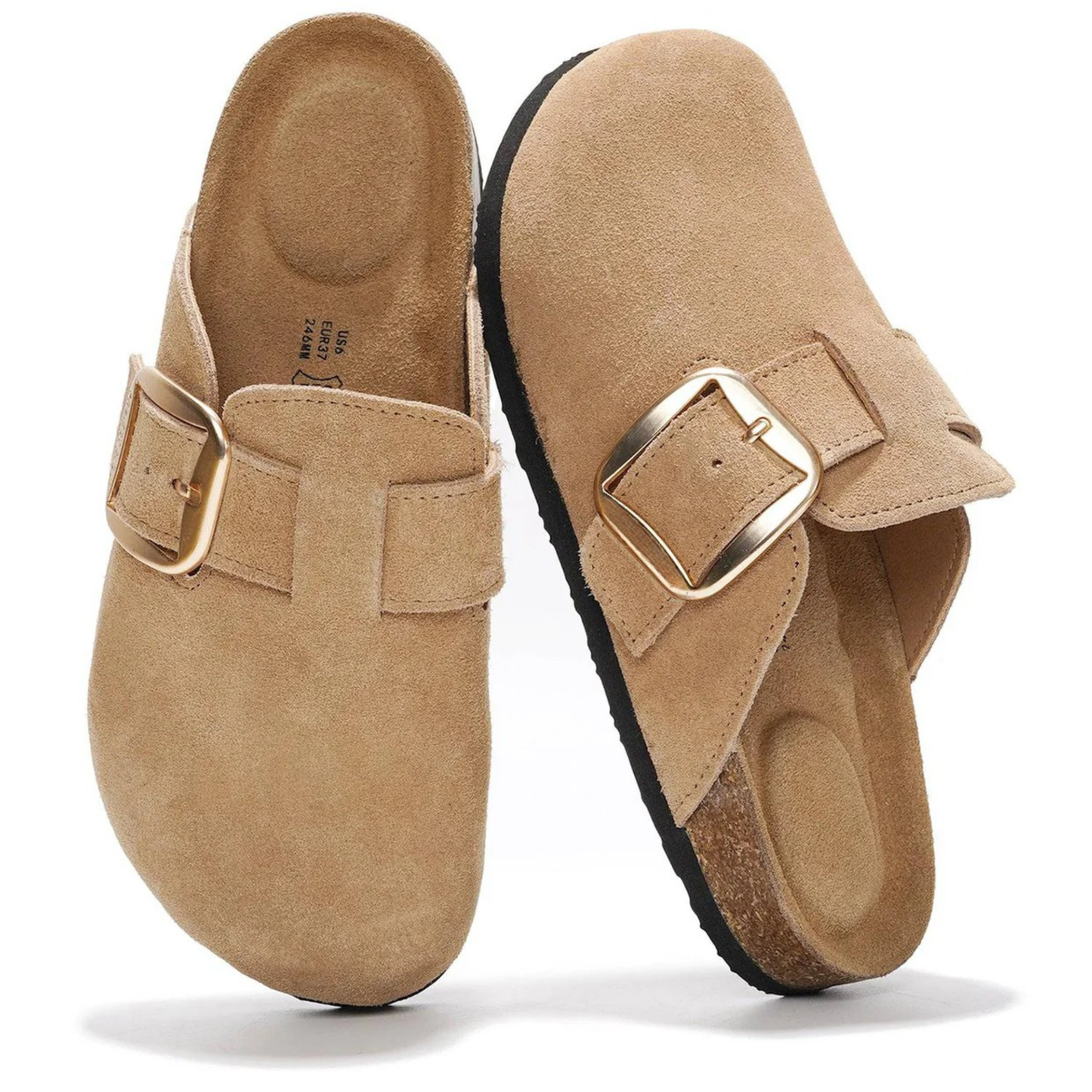 Genuine suede Clogs by Klova