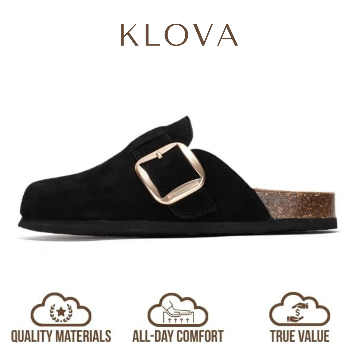 Genuine suede Clogs by Klova