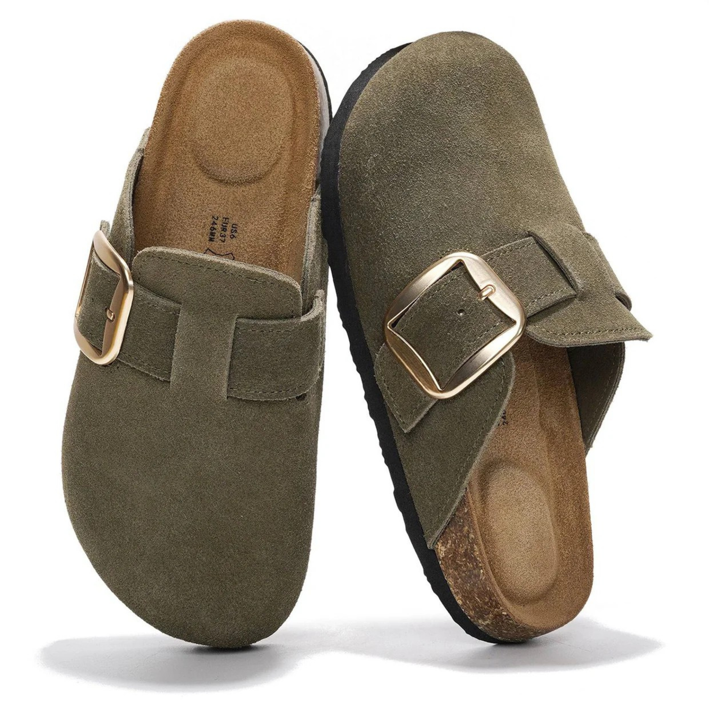 Genuine suede Clogs by Klova