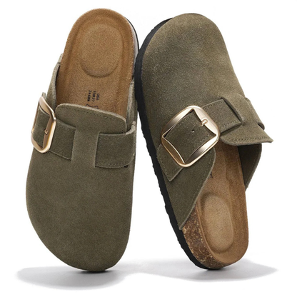 Genuine suede Clogs by Klova