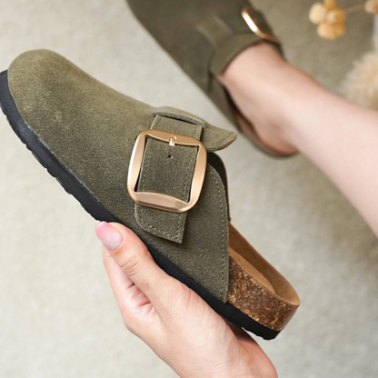 Genuine suede Clogs by Klova