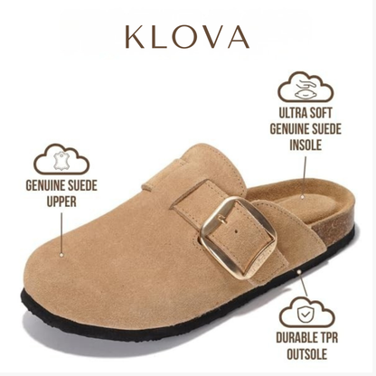Genuine suede Clogs by Klova